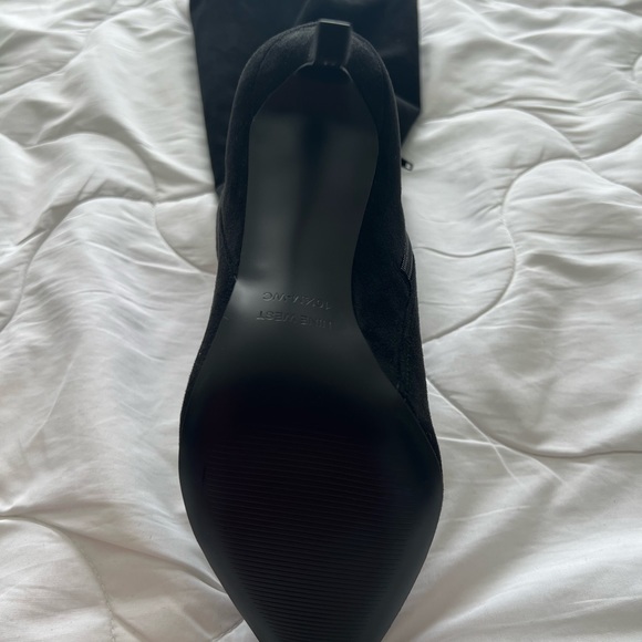 Nine West Brand New over the knee stiletto boot. Wide calf size 10 Black boot - Picture 7 of 7